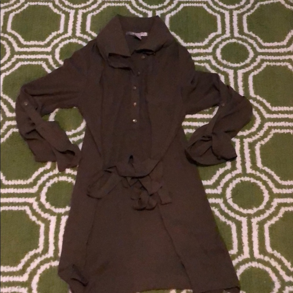 Forever 21 Olive Green Wrap Dress